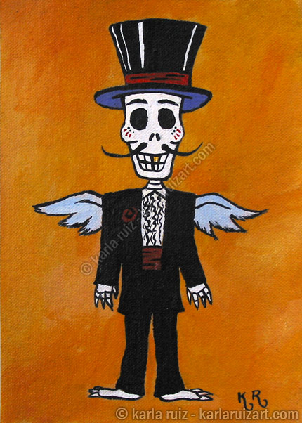 Dia de los Muertos Groom